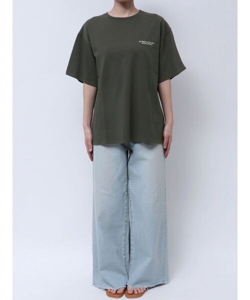 Ungrid(アングリッド)の「カープリントロゴTee(Tシャツ/カットソー・レディース・オフホワイト/チャコールグレー/レッド・FREE)」の7枚目の写真