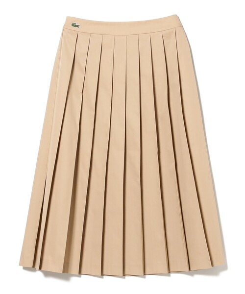 1196 Lacosteラコステ ベージュ タイプライターギャザースカート　36 楽天市場】【SALE／30%OFF】(W)タイプライターギャザースカート