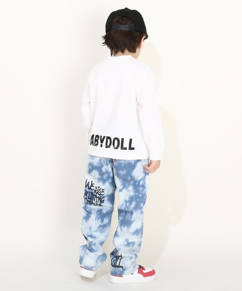 BABYDOLL（ベビードール）の「箔王冠メッセージロンT 0283K（Tシャツ/カットソー・キッズ・ホワイト/ピンク・90cm/100cm/110cm/120cm/130cm/140cm）」の7枚目の写真
