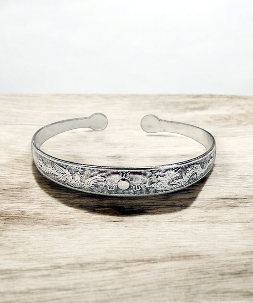 Port（ポート）の「ヴィンテージ タイプ シルバー バングル（バングル/リストバンド・メンズ・シルバー系その他3/シルバー系その他2/シルバー系その他/シルバー・FREE）」の2枚目の写真
