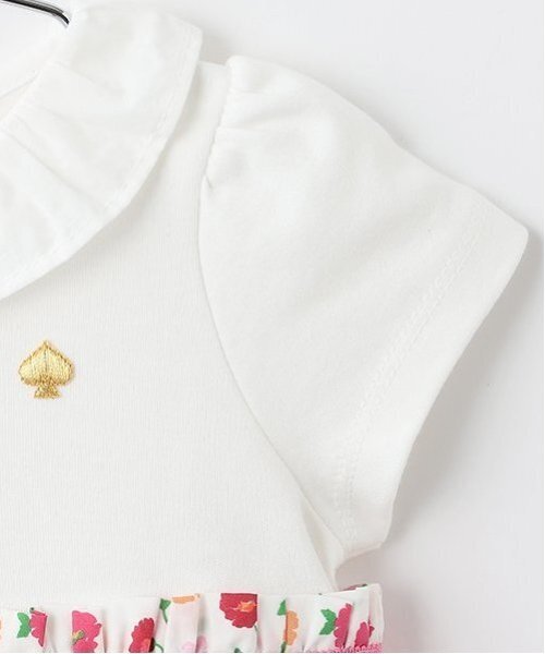 新品紙タグ付きkate spade NEW YORK花柄リボン付きロンパース70 新品紙タグ付きkate spade NEW YORK花柄リボン付きロンパース70