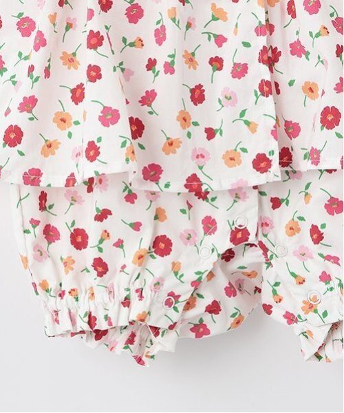 新品紙タグ付きkate spade NEW YORK花柄リボン付きロンパース70 新品紙タグ付きkate spade NEW YORK花柄リボン付きロンパース70