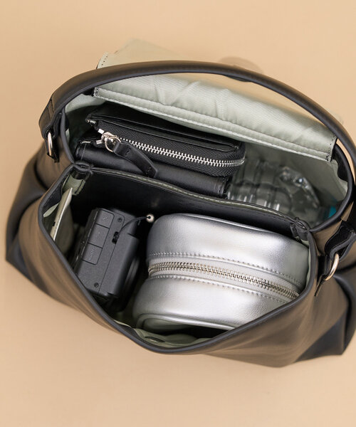 Kastane（カスタネ）の「【Kolors like you/2WAY】ハレノヒバッグ（ショルダーバッグ・レディース・ブラウン/アイボリー/ブラック・FREE）」の11枚目の写真