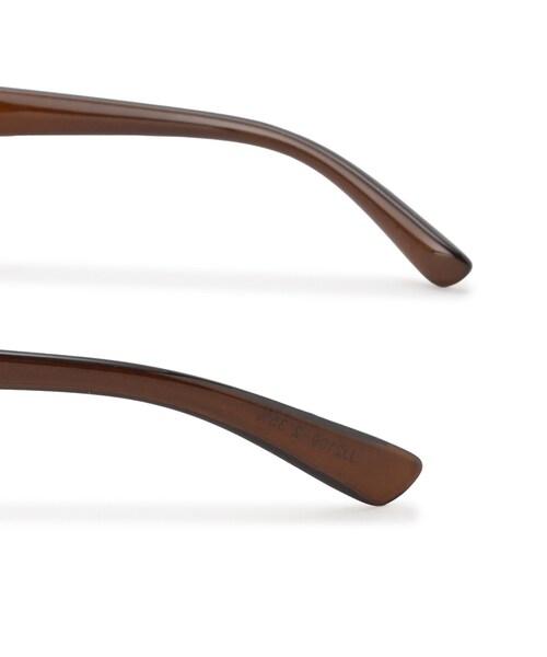 SHOO・LA・RUE（シューラルー）の「オーバルフレームサングラス（サングラス・レディース・ブラック/レッド系/ダークブラウン・00）」の6枚目の写真