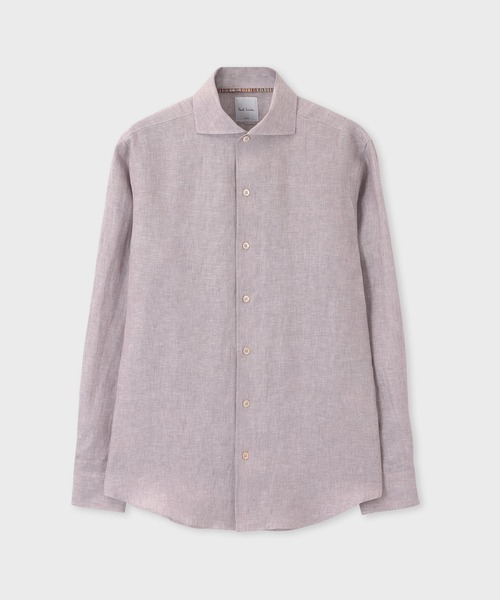 Paul Smith(ポールスミス)の「カラーリネン カジュアルシャツ / 153306 806PRC(シャツ/ブラウス・メンズ・ラベンダー/ブラック/グレイッシュベージュ・LARGE/MEDIUM/X-LARGE/SMALL)」の3枚目の写真