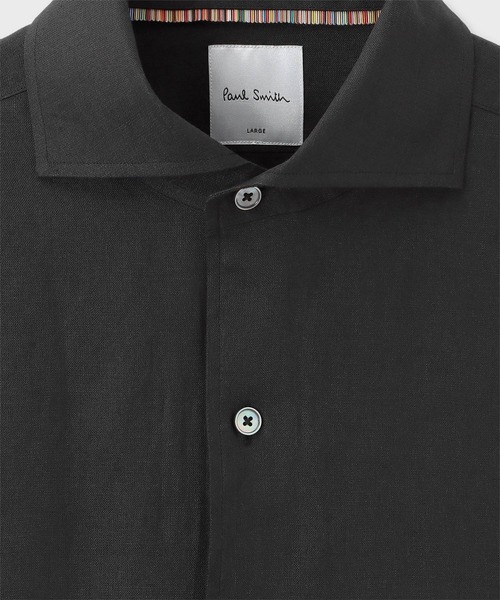 Paul Smith(ポールスミス)の「カラーリネン カジュアルシャツ / 153306 806PRC(シャツ/ブラウス・メンズ・ラベンダー/ブラック/グレイッシュベージュ・LARGE/MEDIUM/X-LARGE/SMALL)」の6枚目の写真