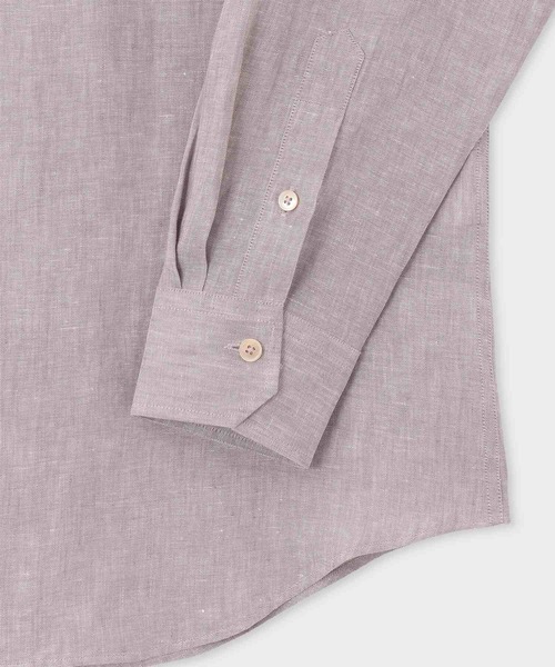 Paul Smith(ポールスミス)の「カラーリネン カジュアルシャツ / 153306 806PRC(シャツ/ブラウス・メンズ・ラベンダー/ブラック/グレイッシュベージュ・LARGE/MEDIUM/X-LARGE/SMALL)」の9枚目の写真