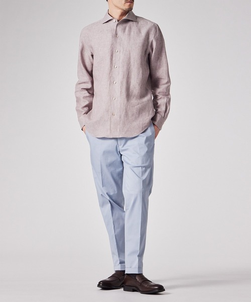 Paul Smith(ポールスミス)の「カラーリネン カジュアルシャツ / 153306 806PRC(シャツ/ブラウス・メンズ・ラベンダー/ブラック/グレイッシュベージュ・LARGE/MEDIUM/X-LARGE/SMALL)」の16枚目の写真