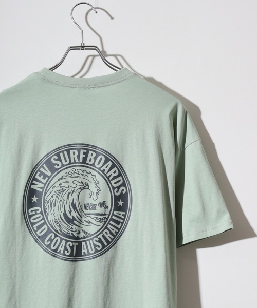 FUNALIVE(ファンアライブ)の「NEVSURF オーバーサイズTシャツ unisex(Tシャツ/カットソー・メンズ・チャコールグレー/ダークグリーン/オフホワイト/ホワイト系3/ホワイト系1/ホワイト系2/ブラック系1/ネイビー系1/ベージュ/ネイビー/オレンジ/チャコール/ダークグリーン系1/オレンジ系1/ミント/ブラック・M/L/XL)」の12枚目の写真