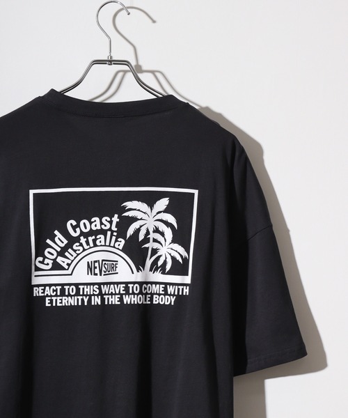 FUNALIVE(ファンアライブ)の「NEVSURF オーバーサイズTシャツ unisex(Tシャツ/カットソー・メンズ・チャコールグレー/ダークグリーン/オフホワイト/ホワイト系3/ホワイト系1/ホワイト系2/ブラック系1/ネイビー系1/ベージュ/ネイビー/オレンジ/チャコール/ダークグリーン系1/オレンジ系1/ミント/ブラック・M/L/XL)」の6枚目の写真