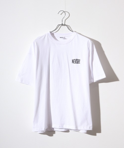 FUNALIVE(ファンアライブ)の「NEVSURF オーバーサイズTシャツ unisex(Tシャツ/カットソー・メンズ・チャコールグレー/ダークグリーン/オフホワイト/ホワイト系3/ホワイト系1/ホワイト系2/ブラック系1/ネイビー系1/ベージュ/ネイビー/オレンジ/チャコール/ダークグリーン系1/オレンジ系1/ミント/ブラック・M/L/XL)」の17枚目の写真