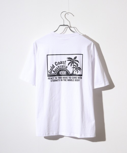 FUNALIVE(ファンアライブ)の「NEVSURF オーバーサイズTシャツ unisex(Tシャツ/カットソー・メンズ・チャコールグレー/ダークグリーン/オフホワイト/ホワイト系3/ホワイト系1/ホワイト系2/ブラック系1/ネイビー系1/ベージュ/ネイビー/オレンジ/チャコール/ダークグリーン系1/オレンジ系1/ミント/ブラック・M/L/XL)」の18枚目の写真