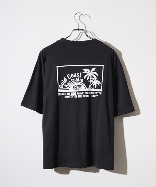 FUNALIVE(ファンアライブ)の「NEVSURF オーバーサイズTシャツ unisex(Tシャツ/カットソー・メンズ・チャコールグレー/ダークグリーン/オフホワイト/ホワイト系3/ホワイト系1/ホワイト系2/ブラック系1/ネイビー系1/ベージュ/ネイビー/オレンジ/チャコール/ダークグリーン系1/オレンジ系1/ミント/ブラック・M/L/XL)」の20枚目の写真