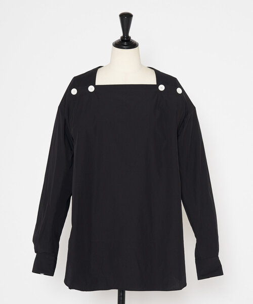 BEARDSLEY（ビアズリー）の「スクエアネックボタンシャツ（シャツ