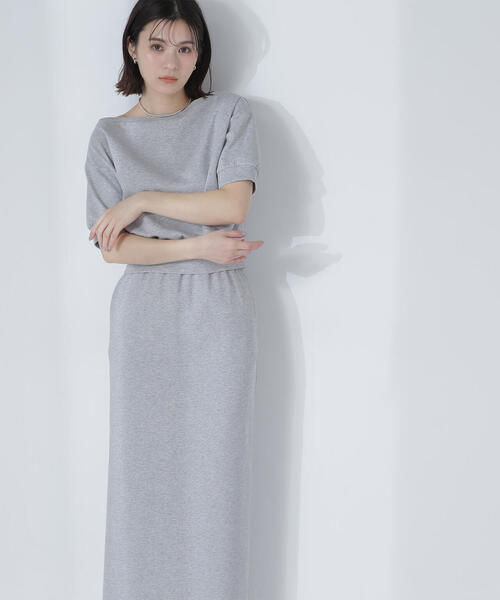 NATURAL BEAUTY BASIC セットアップ N.Natural Beauty Basic セットアップ 柄編みニットセットアップ