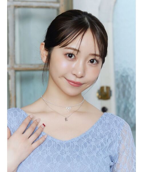 EATME(イートミー)の「パールリボンネックレス(ネックレス・レディース・シルバー/ゴールド・FREE)」の4枚目の写真