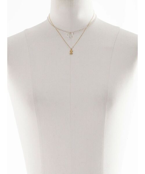 EATME(イートミー)の「パールリボンネックレス(ネックレス・レディース・シルバー/ゴールド・FREE)」の13枚目の写真