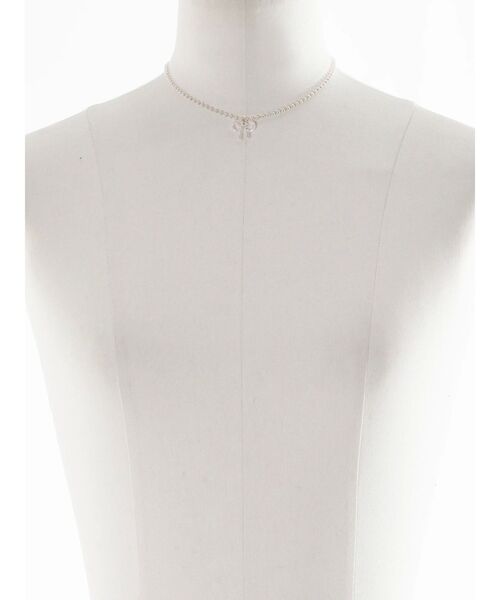 EATME(イートミー)の「パールリボンネックレス(ネックレス・レディース・シルバー/ゴールド・FREE)」の14枚目の写真