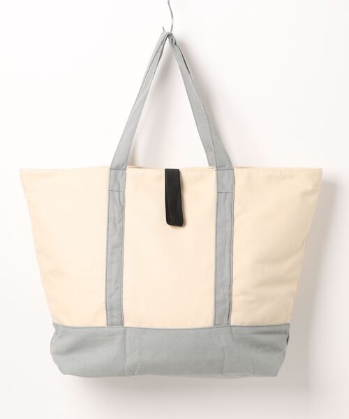 FOUND GOOD（ファウンドグッド）の「ホレイビックトート（トートバッグ・レディース・ネイビー/アイボリー・FREE）」の3枚目の写真