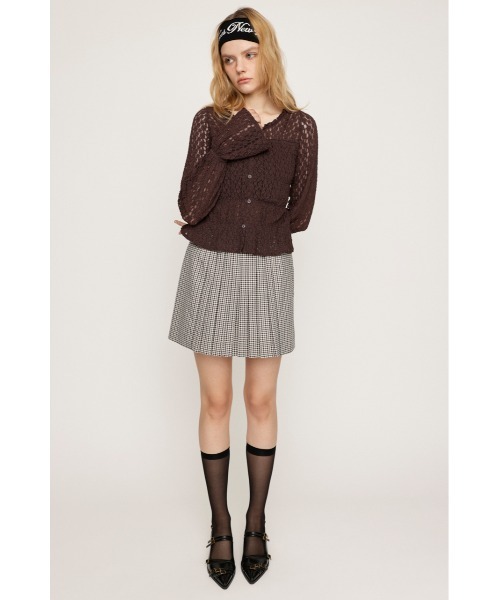 SLY（スライ）の「PUFFY SHIRRING CUT TOPS パフィー シャーリング カット トップス 秋服 春服（シャツ/ブラウス・レディース・アイボリー/ブラック/ライトブルー/ブラウン・FREE）」の14枚目の写真