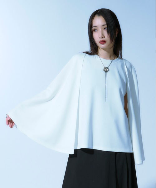 ケープスリーブポンチプルオーバー（Tシャツ/カットソー
