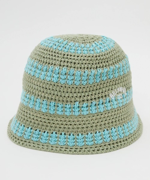 BILLABONG(ビラボン)の「BILLABONG レディース CROCHE HAT STRIPE ハット 【2025年春夏モデル】/ビラボンコットンクロシェハット(ハット・レディース・アイボリー/ブラック/グリーン系その他・FREE)」の21枚目の写真