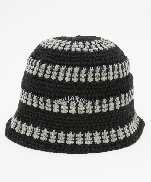 BILLABONG(ビラボン)の「BILLABONG レディース CROCHE HAT STRIPE ハット 【2025年春夏モデル】/ビラボンコットンクロシェハット(ハット・レディース・アイボリー/ブラック/グリーン系その他・FREE)」の12枚目の写真