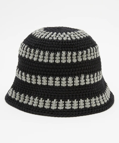 BILLABONG(ビラボン)の「BILLABONG レディース CROCHE HAT STRIPE ハット 【2025年春夏モデル】/ビラボンコットンクロシェハット(ハット・レディース・アイボリー/ブラック/グリーン系その他・FREE)」の14枚目の写真