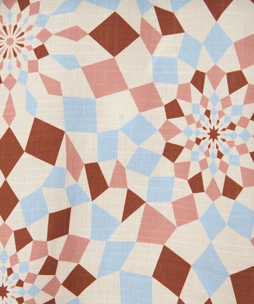 green label relaxing（グリーンレーベルリラクシング）の「甚平 カレイドスコープ/ キッズ（浴衣・キッズ・ケリーグリーン/ライラック/ブラウン・S/M/L）」の16枚目の写真