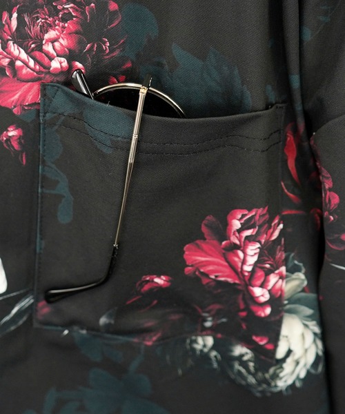 Burner（バーナー）の「【GROOVY STORE】オーバーサイズ 総柄開襟シャツ（シャツ/ブラウス・メンズ・ブラック/ブラック系その他/ホワイト/ホワイト系その他・M/L）」の14枚目の写真