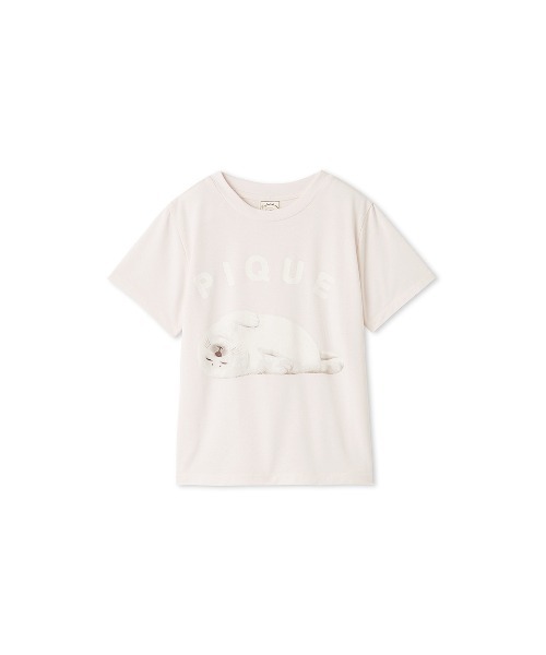 ジェラートピケゴマアザラシTシャツ　新品未使用 セール】【KIDS】【接触冷感】あざらしワンポイントTシャツ