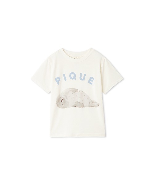 セール】【KIDS】【接触冷感】あざらしワンポイントTシャツ