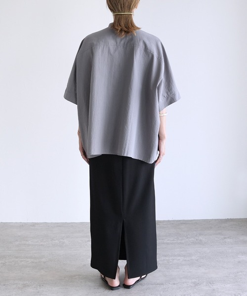 ZOZOTOWN限定】バンドカラードルマンシャツ（シャツ/ブラウス