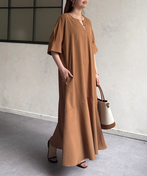 セール】袖バルーンワンピース（ワンピース）｜Chez toi（シェトワ）の