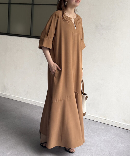 袖バルーンワンピース（ワンピース）｜Chez toi（シェトワ）の