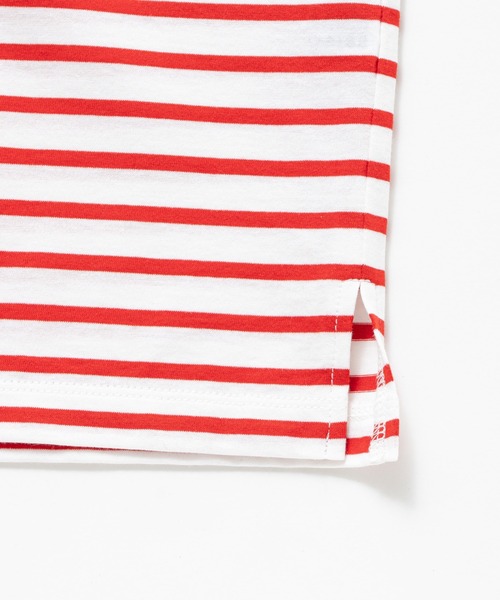 LA MARINE FRANCAISE（マリン フランセーズ）の「フランセーズのサマーボーダー（Tシャツ/カットソー・レディース・レッド/グリーン/ブルー/ブラック/サックスブルー・FREE）」の10枚目の写真