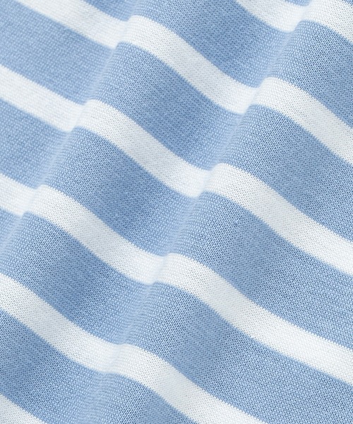 LA MARINE FRANCAISE（マリン フランセーズ）の「フランセーズのサマーボーダー（Tシャツ/カットソー・レディース・レッド/グリーン/ブルー/ブラック/サックスブルー・FREE）」の17枚目の写真