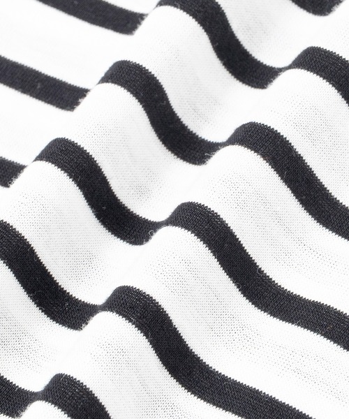 LA MARINE FRANCAISE（マリン フランセーズ）の「フランセーズのサマーボーダー（Tシャツ/カットソー・レディース・レッド/グリーン/ブルー/ブラック/サックスブルー・FREE）」の19枚目の写真