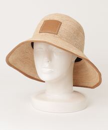 CLANE ×KIJIMA TAKAYUKI RAFFIA BOWLER HAT KIJIMA TAKAYUKI / RAFFIA BOWLER HAT (Beige × Camel)