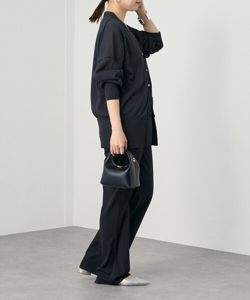 LOUNGEDRESS(ラウンジドレス)の「ストレートパンツ(スラックス・レディース・ライトグレー/ブラック/アイボリー・SMALL/MEDIUM)」の18枚目の写真