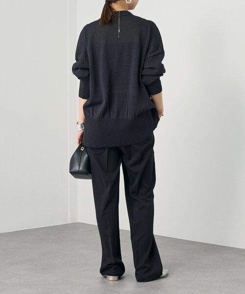 LOUNGEDRESS(ラウンジドレス)の「ストレートパンツ(スラックス・レディース・ライトグレー/ブラック/アイボリー・SMALL/MEDIUM)」の19枚目の写真