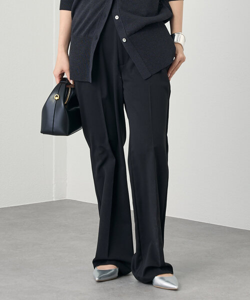 LOUNGEDRESS(ラウンジドレス)の「ストレートパンツ(スラックス・レディース・ライトグレー/ブラック/アイボリー・SMALL/MEDIUM)」の21枚目の写真