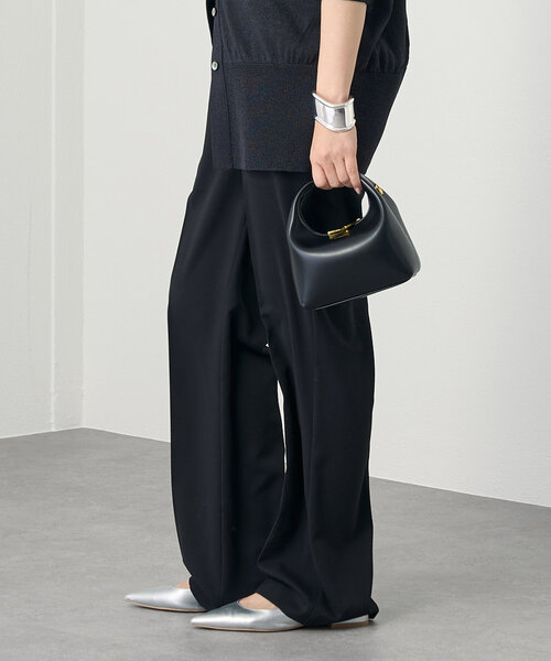 LOUNGEDRESS(ラウンジドレス)の「ストレートパンツ(スラックス・レディース・ライトグレー/ブラック/アイボリー・SMALL/MEDIUM)」の22枚目の写真