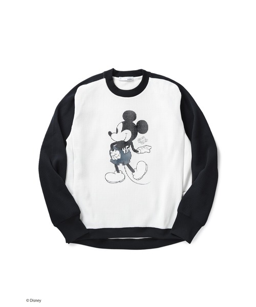 Disney(ディズニー)の「Disney Collection マルチワッフルクルーネックスウェット(スウェット・メンズ・ダークグレー/オートミール/ブラック・MEDIUM/LARGE)」の9枚目の写真