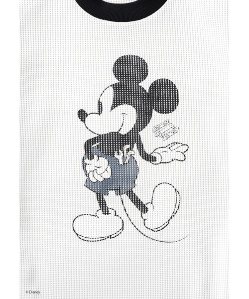 Disney(ディズニー)の「Disney Collection マルチワッフルクルーネックスウェット(スウェット・メンズ・ダークグレー/オートミール/ブラック・MEDIUM/LARGE)」の5枚目の写真
