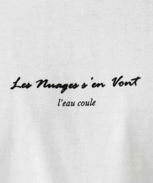 a.v.v(アーヴェヴェ)の「【接触冷感】ミニロゴプリントセミワイドシルエットカットソー(Tシャツ/カットソー・メンズ・ホワイト/チャコールグレー/グリーン・44/48/50/46)」の20枚目の写真