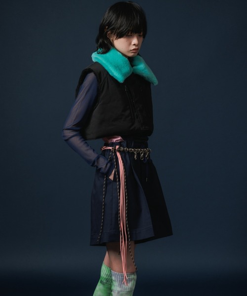 NON TOKYO(ノントーキョー)の「NON TOKYO/ノントーキョー/REVERSIBLE DONKEY VEST(ベスト・レディース・ブラック/ベージュ/ネイビー・1/2)」の16枚目の写真