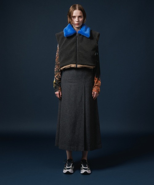 NON TOKYO(ノントーキョー)の「NON TOKYO/ノントーキョー/REVERSIBLE DONKEY VEST(ベスト・レディース・ブラック/ベージュ/ネイビー・1/2)」の17枚目の写真