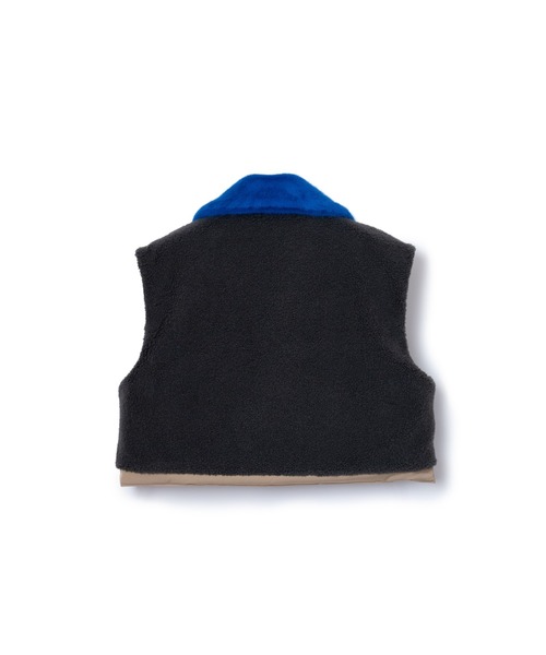 NON TOKYO(ノントーキョー)の「NON TOKYO/ノントーキョー/REVERSIBLE DONKEY VEST(ベスト・レディース・ブラック/ベージュ/ネイビー・1/2)」の8枚目の写真