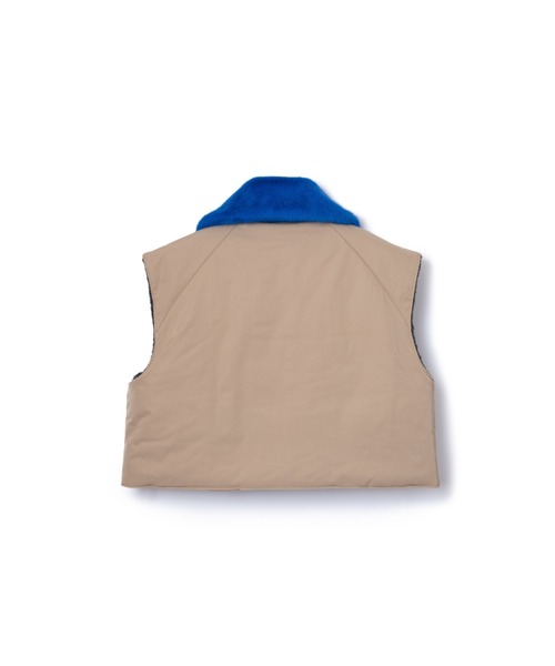 NON TOKYO(ノントーキョー)の「NON TOKYO/ノントーキョー/REVERSIBLE DONKEY VEST(ベスト・レディース・ブラック/ベージュ/ネイビー・1/2)」の10枚目の写真